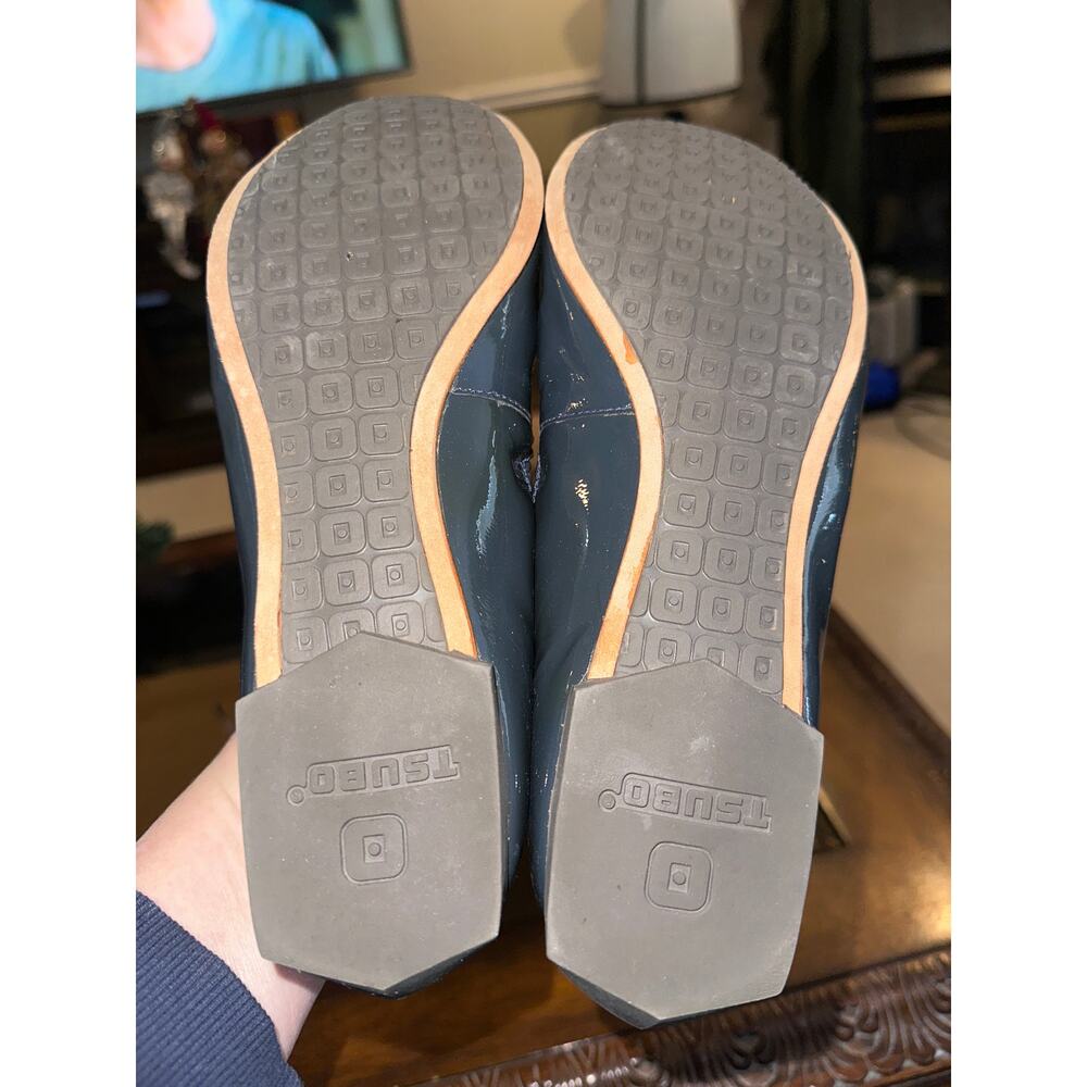 ⭐️ Women’s TSUBO Blue Patent Leather Ballet Flats. Size 7.5. Everyday. Casual - Picture 5 of 5